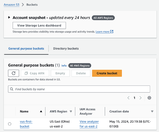 Bucket Verification